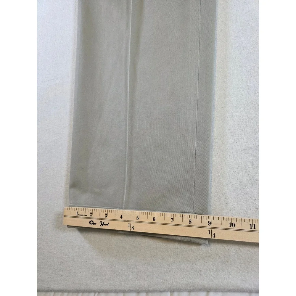 Brooks‎ Brothers Advantage Chino Mens 38x30 Khaki Elliot Pleated Cuffed Pants
